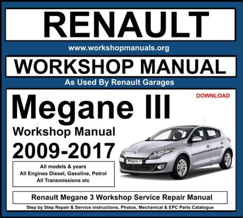 RENAULT MEGANE 3 SERVICE MANUAL PDF Ebook Reader