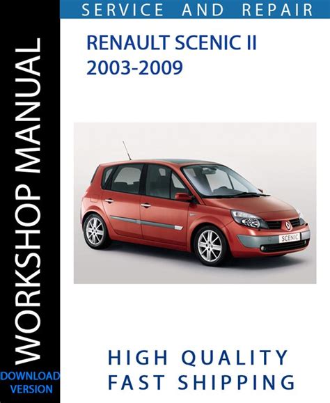 RENAULT SCENIC 2 WORKSHOP MANUAL Ebook Epub