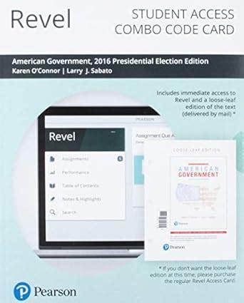 REVEL for American Government Roots and Reform 2016 Presidential Election Access Card 13th Edition PDF