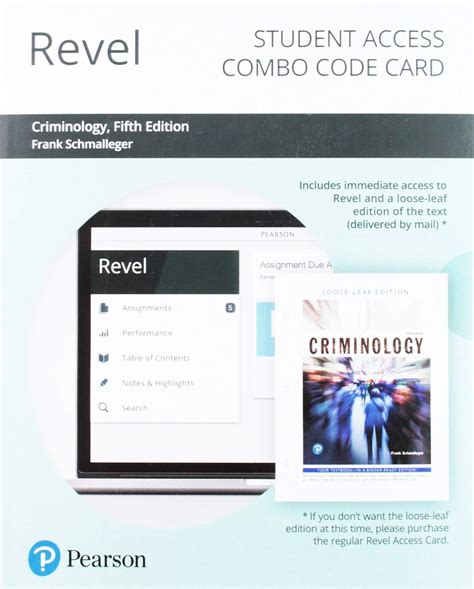 REVEL for Criminology Justice Series Access Card 4th Edition Epub