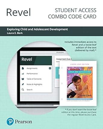 REVEL for Exploring Child and Adolescent Development Access Card Doc