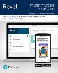 REVEL for Public Speaking Access Card 11th Edition Reader