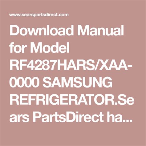 RF4287HARS SERVICE MANUAL Ebook Reader