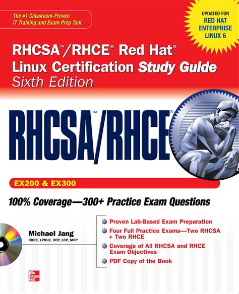 RHCSA/RHCE Red Hat Linux Certification Study Guide Exams EX200 EX300 6th Edition Certification Press Ebook Epub