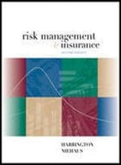 RISK MANAGEMENT INSURANCE HARRINGTON Ebook PDF