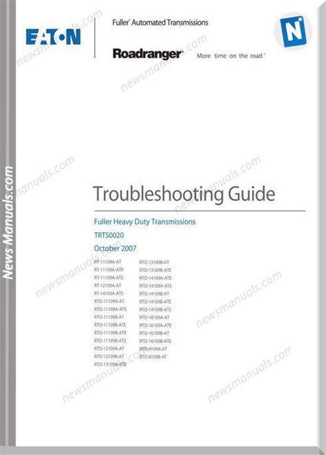 ROADRANGER TROUBLESHOOTING GUIDE Ebook Kindle Editon