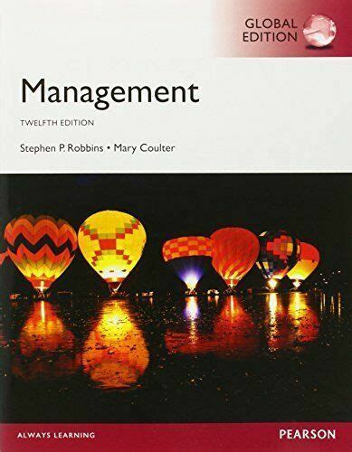 ROBBINS COULTER MANAGEMENT 12TH EDITION SOLUTIONS MANUAL Ebook PDF