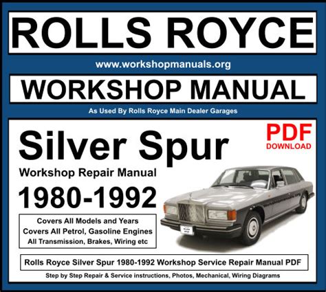 ROLLS ROYCE 1995 SILVER SPUR SERVICE MANUAL Ebook Epub