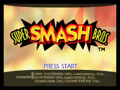 ROMs N64: Super Smash Bros. - The Ultimate 64-Bit Brawler