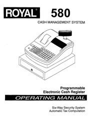 ROYAL ALPHA 580 CASH MANAGEMENT SYSTEM MANUAL Ebook PDF