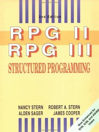 RPG II and RPG III Structured Programming Epub