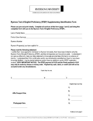 RTEP RYERSON TEST SAMPLE Ebook PDF