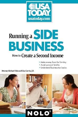 RUNNING A SIDE BUSINESS HOW TO CREATE SECOND INCOME Ebook Doc