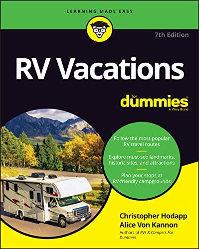 RV Vacations For Dummies&reg 5th Edition Kindle Editon