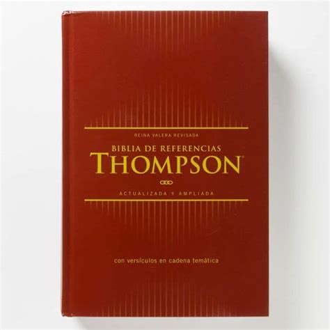 RVR 1960 Biblia de Referencia Thompson Reader