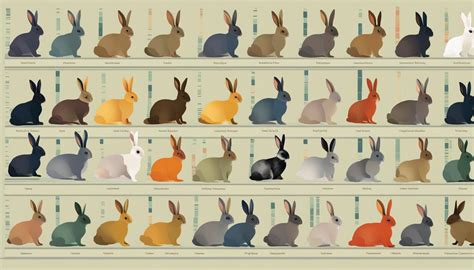 Rabbit Colors Chart