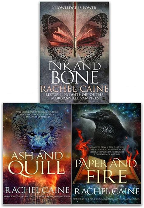 Rachel Caine The Great Library 3 Books Collection Set Ink and Bone Paper and Fire Ash and Quill PDF