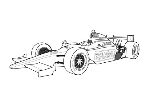 Racing Car Coloring Pages Printable