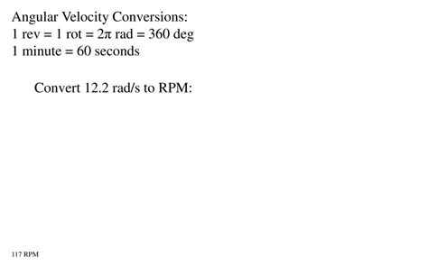 Rad/s to Rev/min: Converting Rotational Velocity Measures