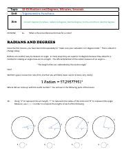 Radians in Degrees: A Comprehensive Guide