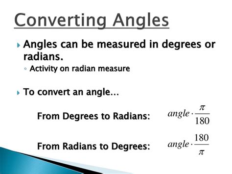 Radians to Angles: The Ultimate Guide to Converting Between Angle Measures