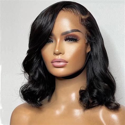 Radiant Lace Front Wavy Shoulder Length Remy Human Lace Wigs