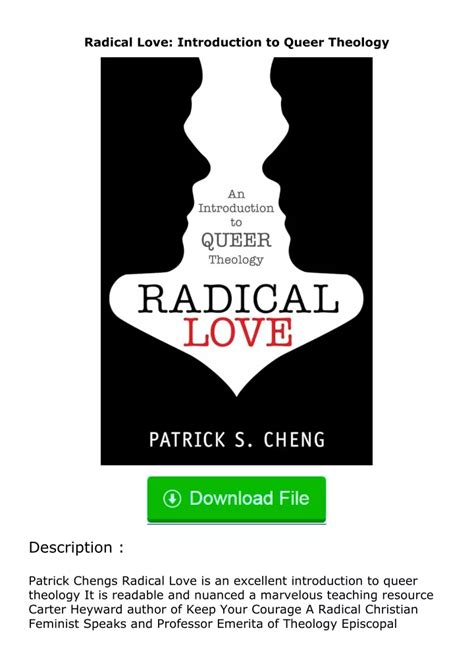 Radical Love An Introduction to Queer Theology Kindle Editon