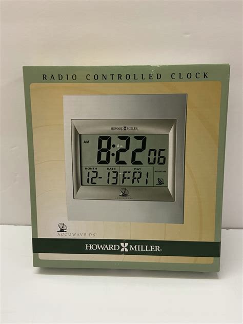 Radio Controlled Clock Model 625 236 Howard Miller 118715 PDF Reader