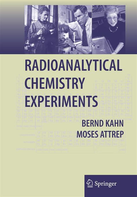 Radioanalytical Chemistry Experiments Kindle Editon