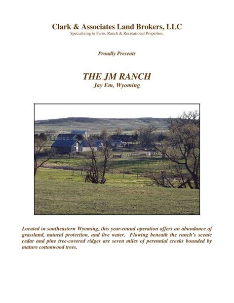 Raezer Ranch Clark Land Brokers 645068 PDF Epub