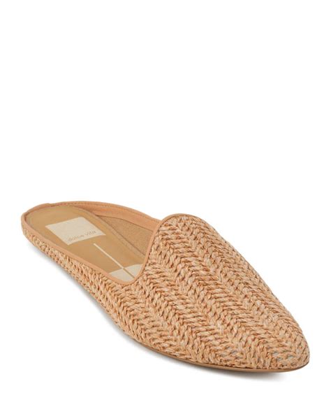 Raffia mules