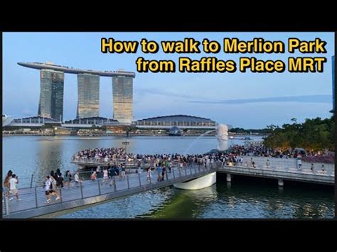 Raffles Place MRT to Merlion Park: A 10,000-Step Journey