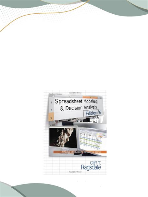 Ragsdale spreadsheet modeling Ebook Kindle Editon