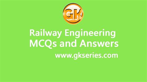 Railway Objective Questions And Answers PDF