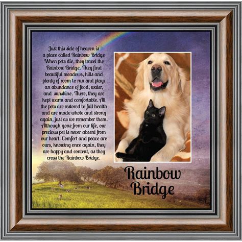 Rainbow Bridge Gifts: Honoring the Memory of Our Beloved Pets