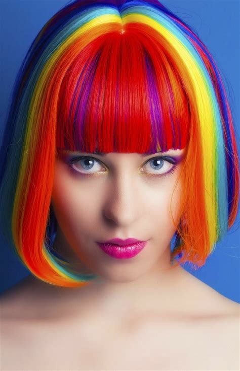 Rainbow Brilliance: Unleashing the Power of Colorful Ponytails