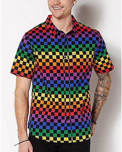 Rainbow Button Down Shirt: A Versatile Addition to Your Wardrobe