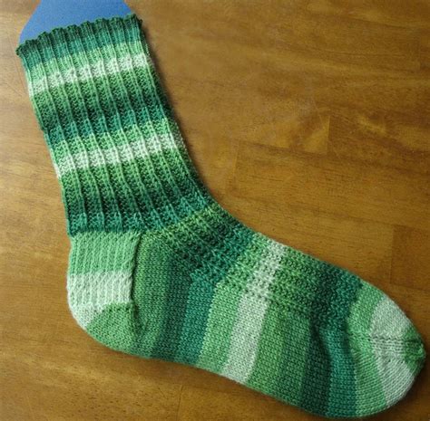 Rainbow Sock Knitting Pattern PDF