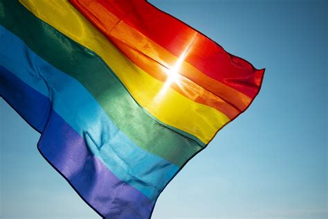 Rainbow flags: