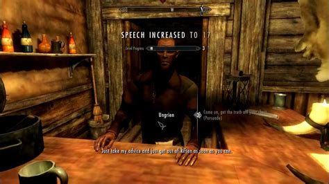 Raise Your Voice, Raise Your Speech in Skyrim!