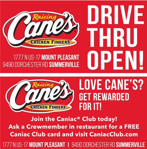 Raising Canes Coupons Printable