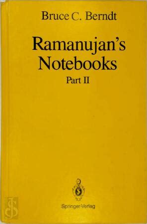 Ramanujan's Notebooks, Part II Epub