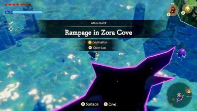 Rampage in Zora Cove Glitch: Swim Back Down to Exploit Hidden Area