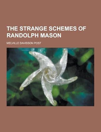 Randolph Mason The Strange Schemes Kindle Editon