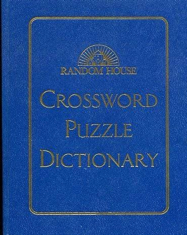 Random House Crossword Puzzle Dictionary PDF