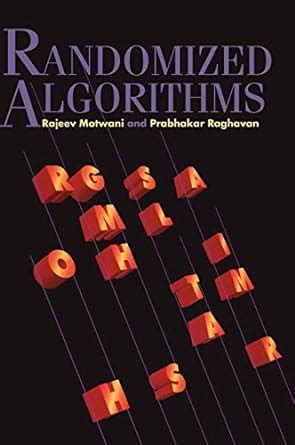 Randomized Algorithms Motwani Solution Manual Kindle Editon