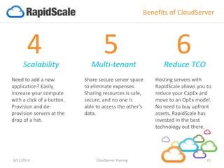 RapidScale cloud computing benefits overview