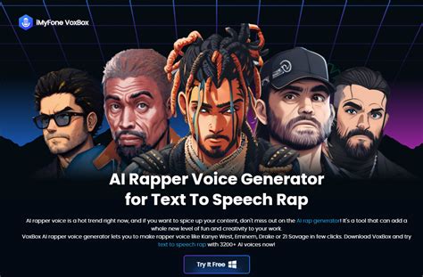 Rappers AI Voice Generator: 10,000+ Lyrics In Just Minutes