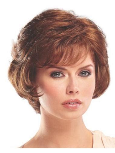 Raquel Welch Auburn Wavy Short Wig