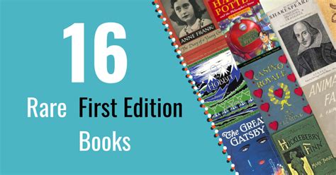 Rare and First Edition Books: